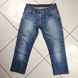 Nudie Jeans CO. Jeans Grim Tim Men's Size 33x25 Organic Denim *RE-HEMMED*